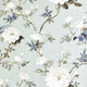 Covington JOYBIRD 96 DOVE Floral Print Upholstery And Drapery Fabric