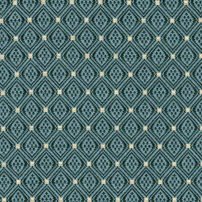 HARROGATE TEAL Diamond Crypton Nanotex Upholstery Fabric