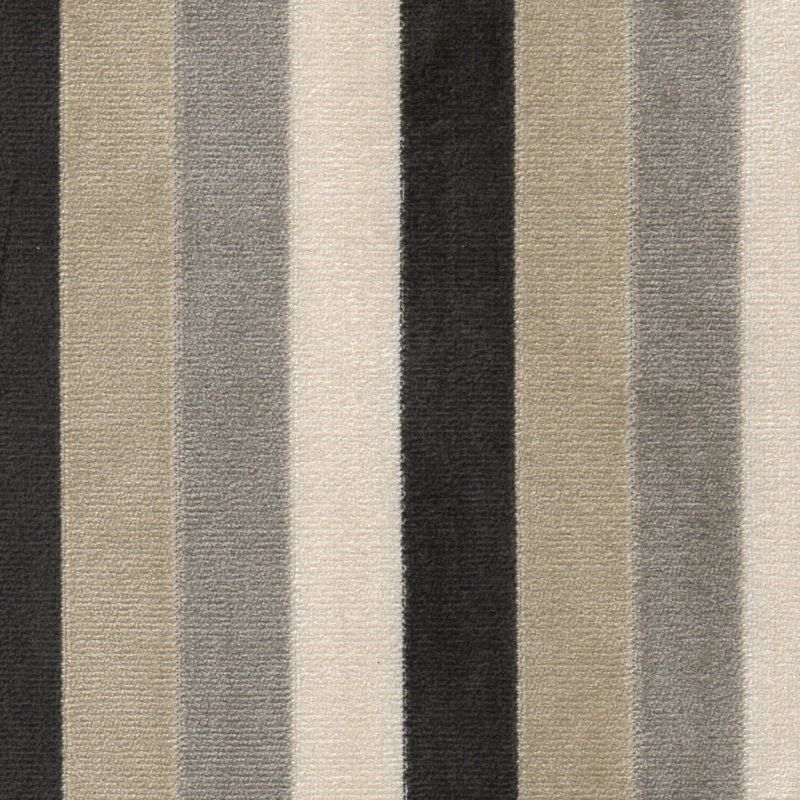 7050311 BENSON MICA Stripe Velvet Upholstery Fabric