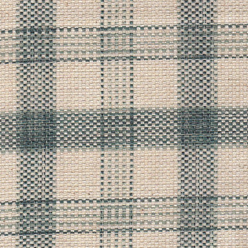 linen plaid - dark charcoal Fabric bylittlearrowdesign