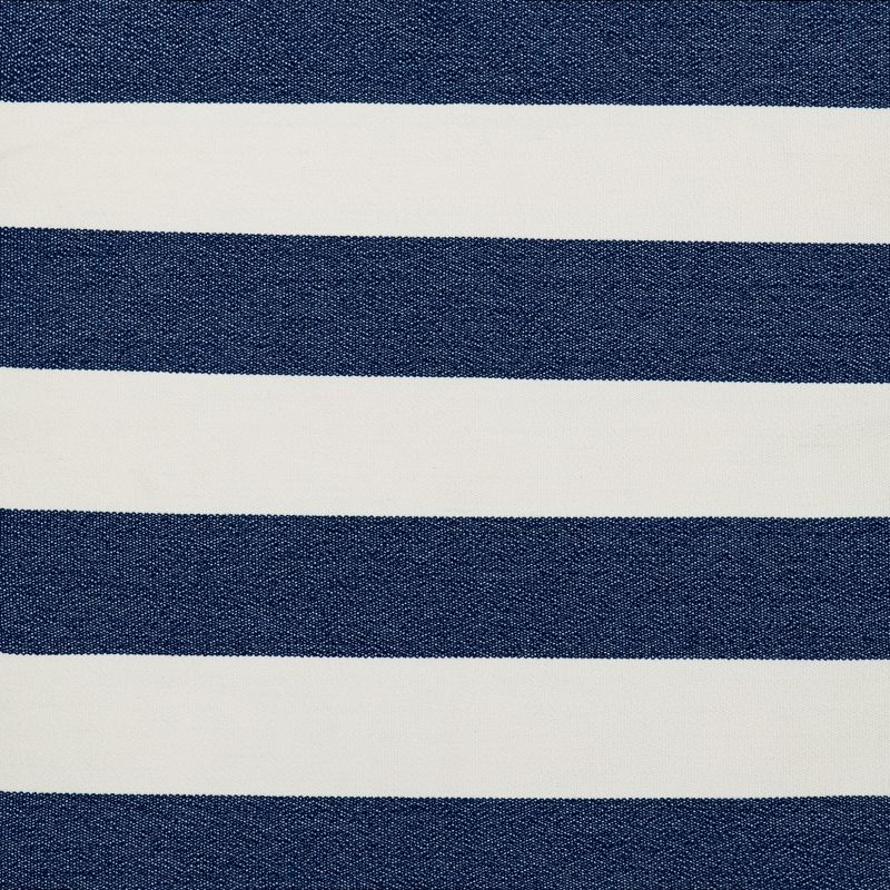 ◇PARTIMENTO◇ RIBBED STRIPE KNIT MUFFLER_NAVY Ribbed Stripe Cotton-Blend Pullover in Sweaters | Vince