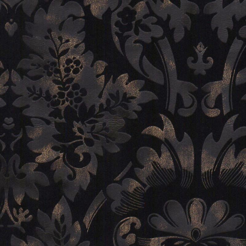 Luxury Damask Damask Wallpaper Black Velvet Non Woven 3D Embossed Floral  Wall Covering Living Room For Home Wall Decoration From Nmm367, $49.11 |  DHgate.Com