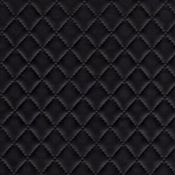 Vinyl Marine Faux Leather Fabric Diamond Pattern PU Leather Material Woven  Fabric Backed