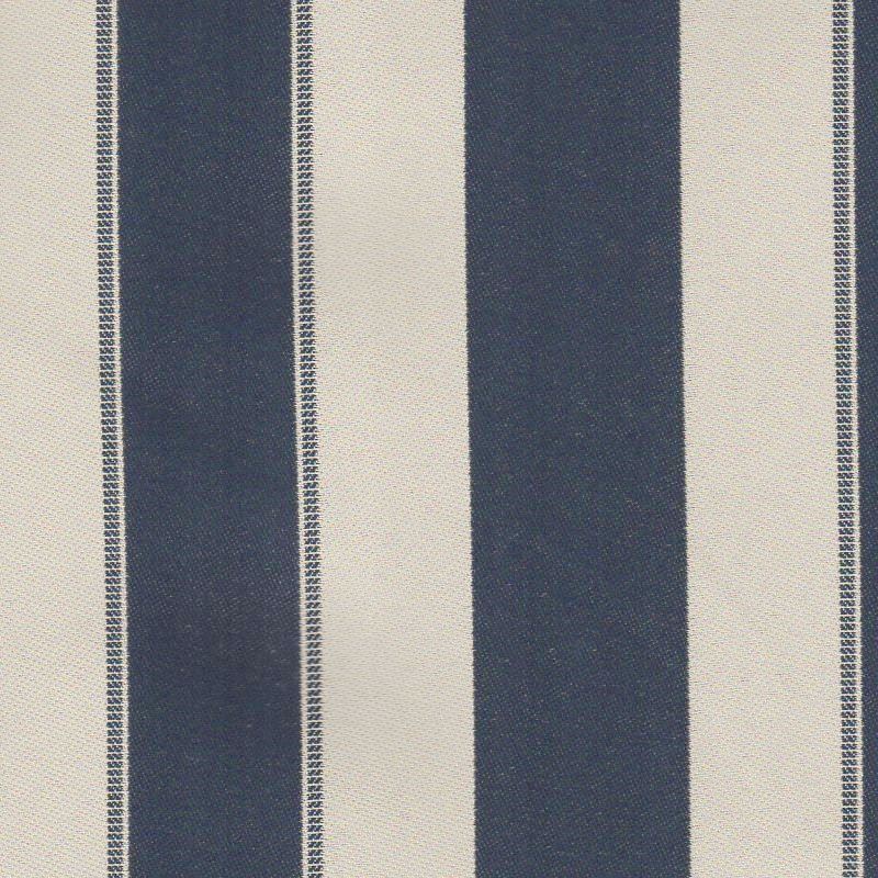 BEAUMONT NAVY Stripe Damask Upholstery And Drapery Fabric