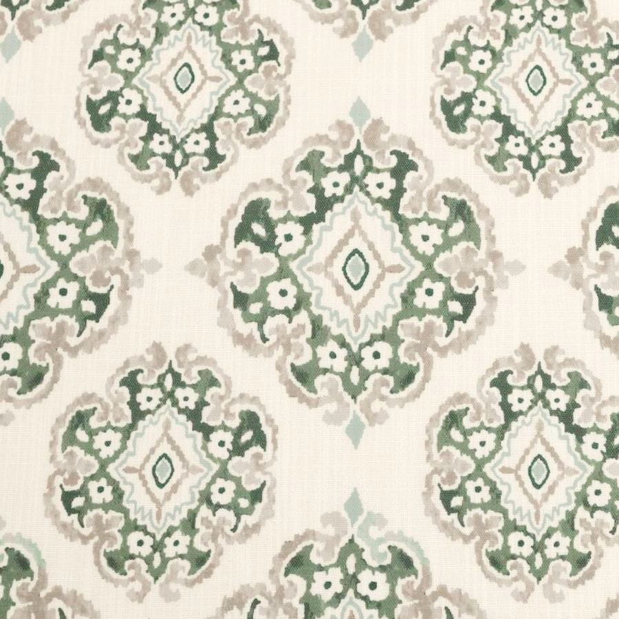 7169612 SHERIDAN GREEN Toile Print Upholstery And Drapery Fabric