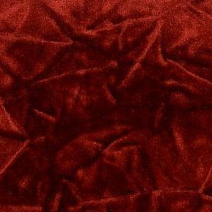 Red Burgundy Solid Texture Velvet Upholstery Fabric by the Yard