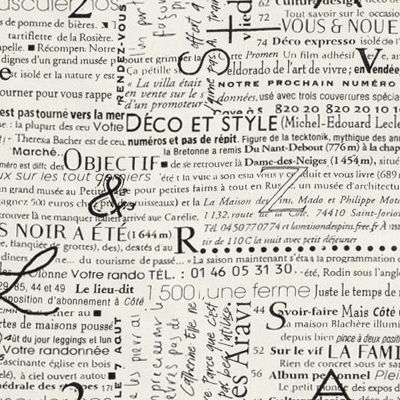 6149711 DAILY BLACK Print Upholstery And Drapery Fabric