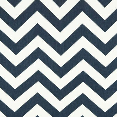 Premier Prints ZIG ZAG BLUE Contemporary Print Drapery Fabric