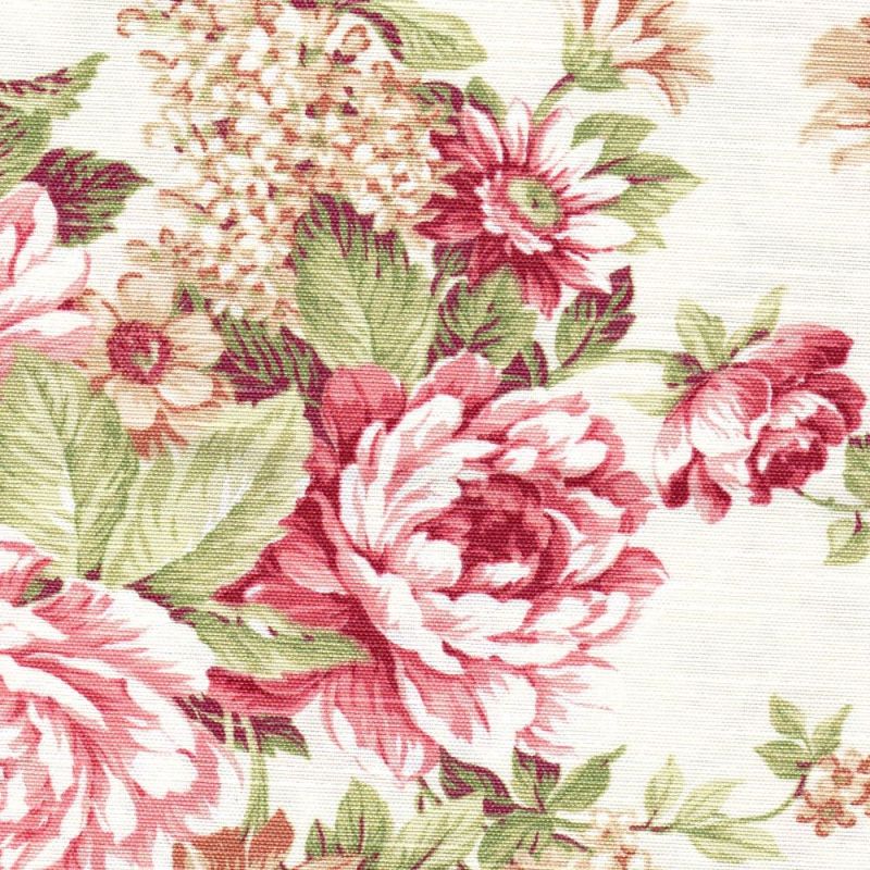 Floral Stripe Fabric, Wallpaper and Home Decor