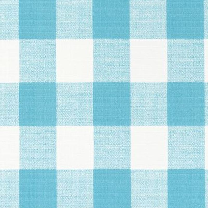 Premier Prints KEYZEE AQUA Buffalo Check Indoor Outdoor Upholstery And Drapery Fabric