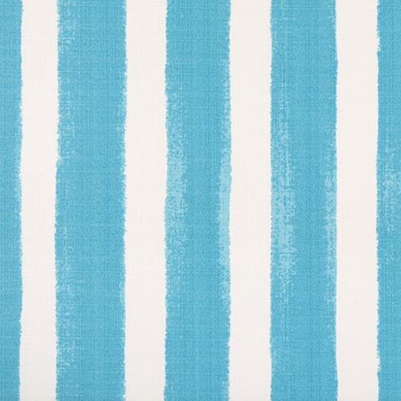Premier Prints BECKY AQUA Stripe Indoor Outdoor Upholstery And Drapery Fabric