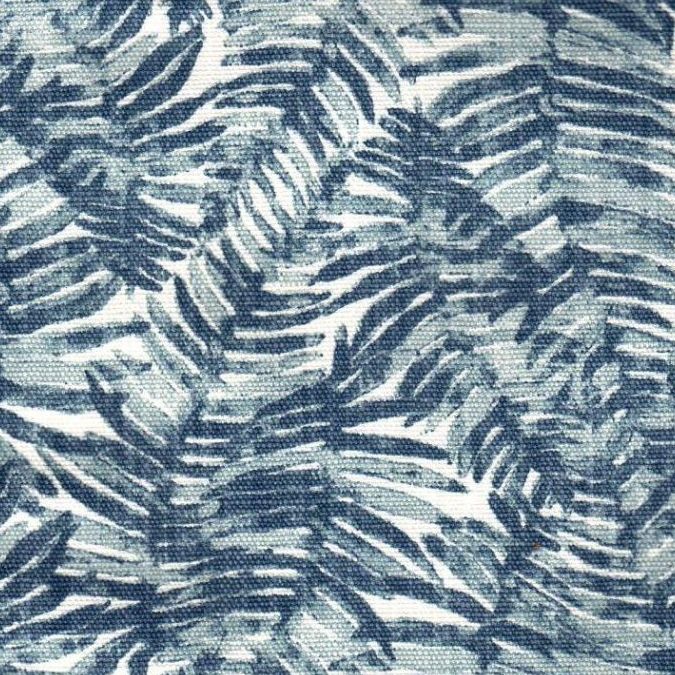 Lacefield Designs FERN BLUERIDGE Floral Linen Blend Upholstery And Drapery Fabric