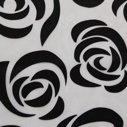 684111 MARCIA EBONY Sheer Drapery Fabric