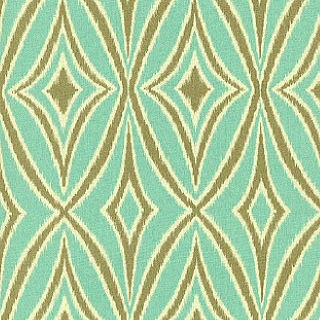 Waverly SNS CENTRO MIST 677680 Lattice Print Drapery Fabric