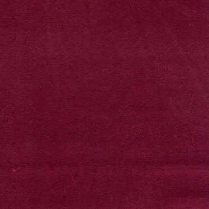 Red Burgundy Solid Texture Velvet Upholstery Fabric by The Yard