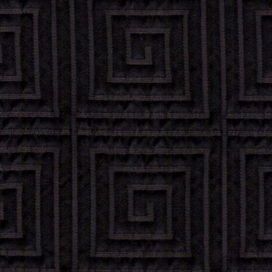 Peachtree Fabrics Black Faux Leather Upholstery Urethane Fabric by Decorative Fabrics Direct