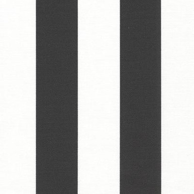 Premier Prints, Inc. Stripe Black White Fabric by Premier Prints Yard