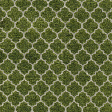 6743513 JUDITH VANILLA Lattice Chenille Upholstery Fabric