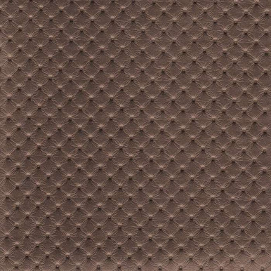 Vinyl Marine Faux Leather Fabric Diamond Pattern PU Leather Material Woven  Fabric Backed