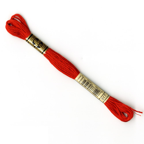 DMC #817 V DK CORAL RED