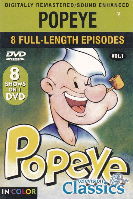 POPEYE Volume 1 - DVD (Cardboard Cover)