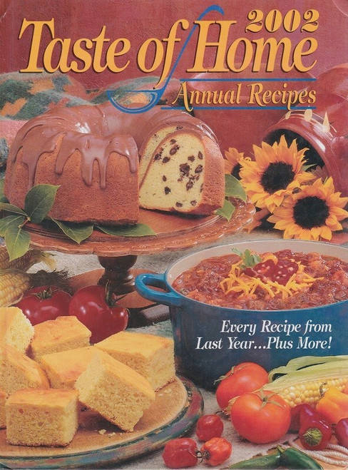 Taste Of Home ANNUAL RECIPES 2002 Hardcover (G)