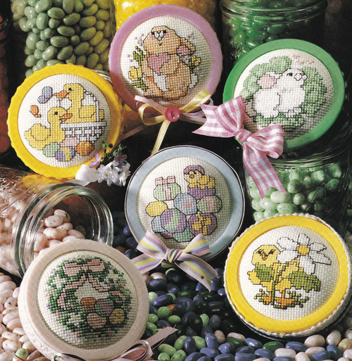 EASTER GIFTS Cross-Stitch (Single Pattern From Magazine) Bunnies, Holiday