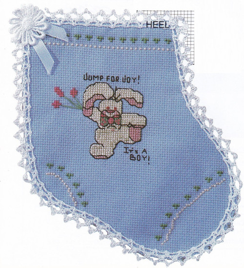 IT'S A BOY Cross-Stitch (Single Pattern From Magazine)