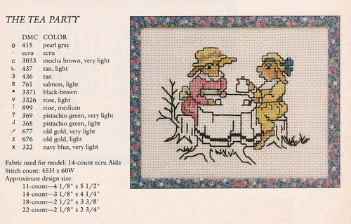 LOP-EARED LOVABLES Cross-Stitch (Single Pattern From Magazine) Playful Bunnies