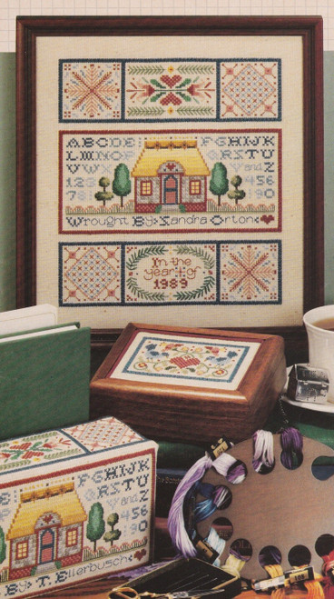 PALETTE OF STITCHES Cross-Stitch (Single Pattern From Magazine) Sampler