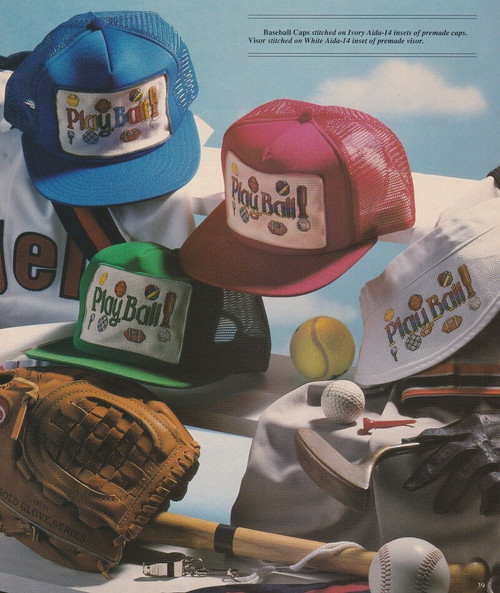 PLAY BALL! Cross-Stitch (Single Pattern From Magazine) Sports, Kids