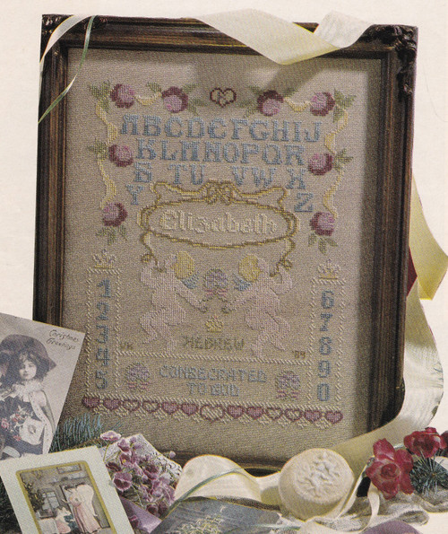 VICTORIAN NAME SAMPLER Cross-Stitch (Single Pattern From Magazine)
