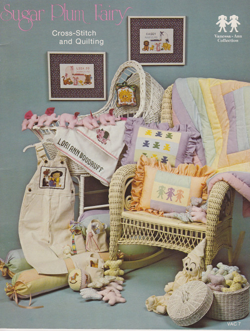 Vanessa-Ann Collection SUGAR PLUM FAIRY Cross-Stitch & Quilting Pattern Booklet