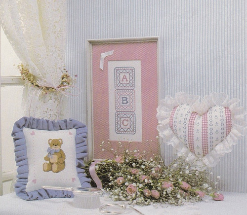 Victoria's Garden Leaflet #4 BABY'S LULLABY Cross-Stitch Pattern Leaflet