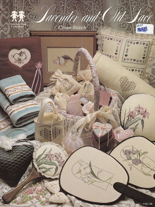 Vanessa-Ann LAVENDER AND OLD LACE Collection of Cross-Stitch Pattern Book VAC08
