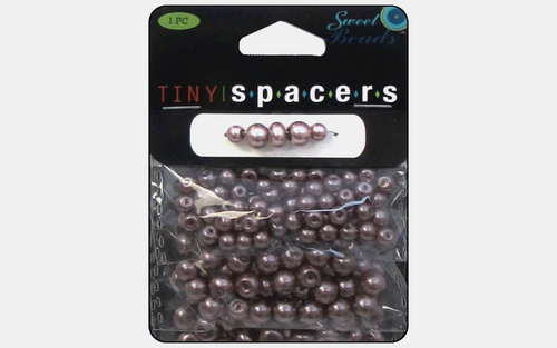 Sweet Beads TINY SPACERS LAVENDER 150 pc 3mm 5mm 6mm Glass Pearls Jewelry Making