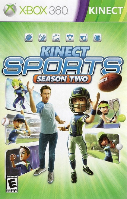 XBOX 360 Replacement Instruction Manual ONLY for KINECT SPORTS SEASON 2