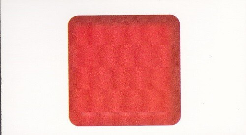 Candy Land Replacement Cards SINGLE RED SQUARE (3" X 1.75", Squared Corners)