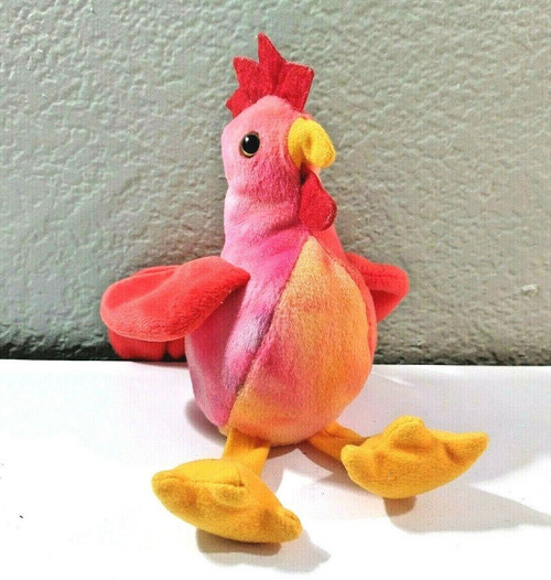 STRUT Rooster Beanie Baby TY 1999 (No Swing Tag)