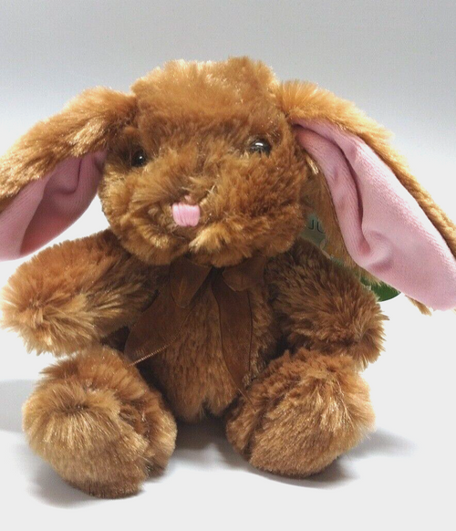Dan Dee Collector's Choice BROWN FLOPPY EARED BUNNY Soft Plush Stuffed Animal