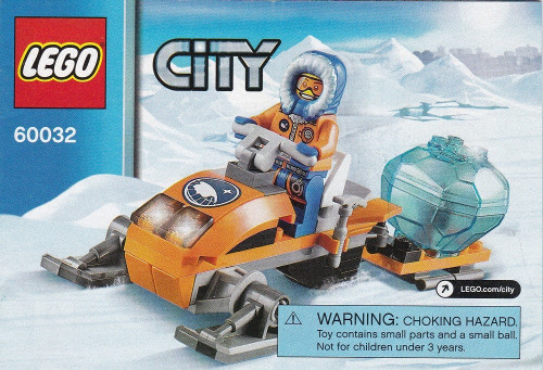LEGO #60032 INSTRUCTION MANUAL ONLY City Artic Snowmobile
