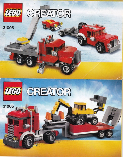 LEGO #31005 INSTRUCTION MANUAL ONLY Creator Construction Hauler
