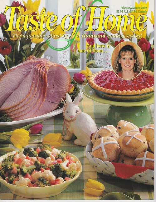 TASTE OF HOME Recipe Cooking Magazine February / March 2002 Back Issue