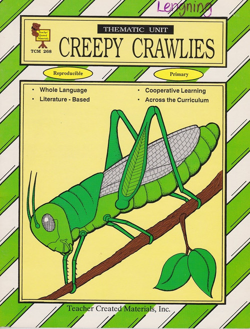 CREEPY CRAWLIES Reproducible Teacher Workbook/Lessons Grade Elementary Science