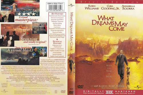 Replacement Original Artwork WHAT DREAMS MAY COME Special Edition - DVD 22678