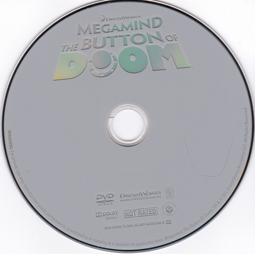 Disc Only - Megamind THE BUTTON OF DOOM - DVD