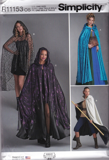 Uncut SIMPLICITY Pattern R11153 Woman's Costume Cape