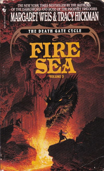Margaret Weis And Tracy Hickman FIRE SEA Paperback (R) Death Gate Cycle #3