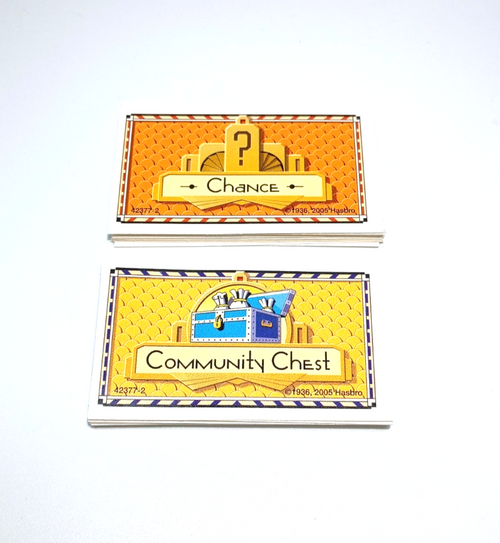 Replacement Pieces MONOPOLY (70th Anniversary Edition) COMMUNITY CHEST / CHANCE