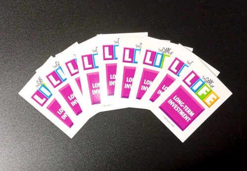 Replacement Pieces - GAME OF LIFE 2007 Long Term Investment Cards
